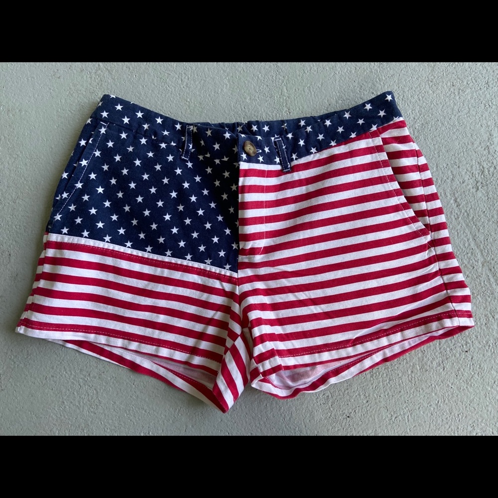 Lady Chubbies American Flag Shorts